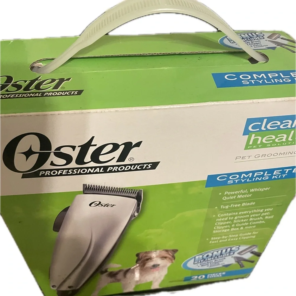 Oster Healthy and Clean complete styling kit for dogs.🐶🐶New without tags.